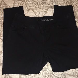 Mid rise skinny jeans
